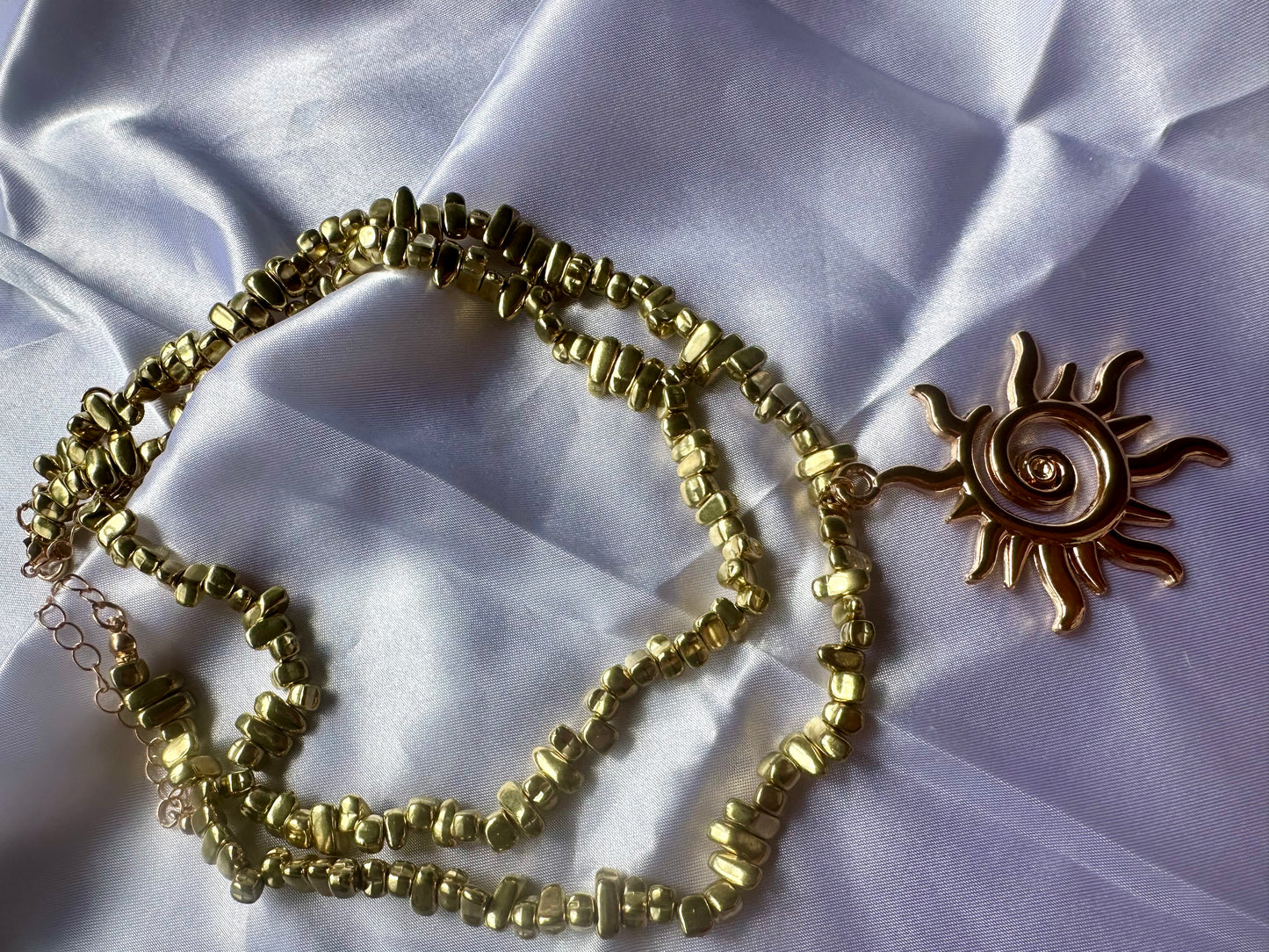 COLLIER DOUBLE CHAINE -CHEMS
