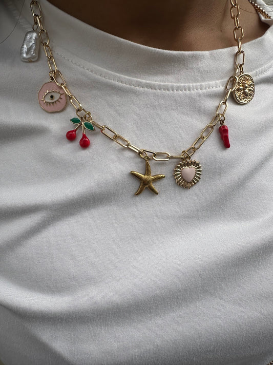 COLLIER À CHARMS -LOLA