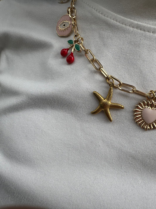 COLLIER À CHARMS -LOLA