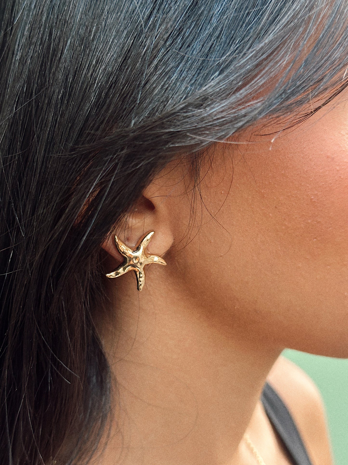 BOUCLES D'OREILLES DORÉES - STELLA