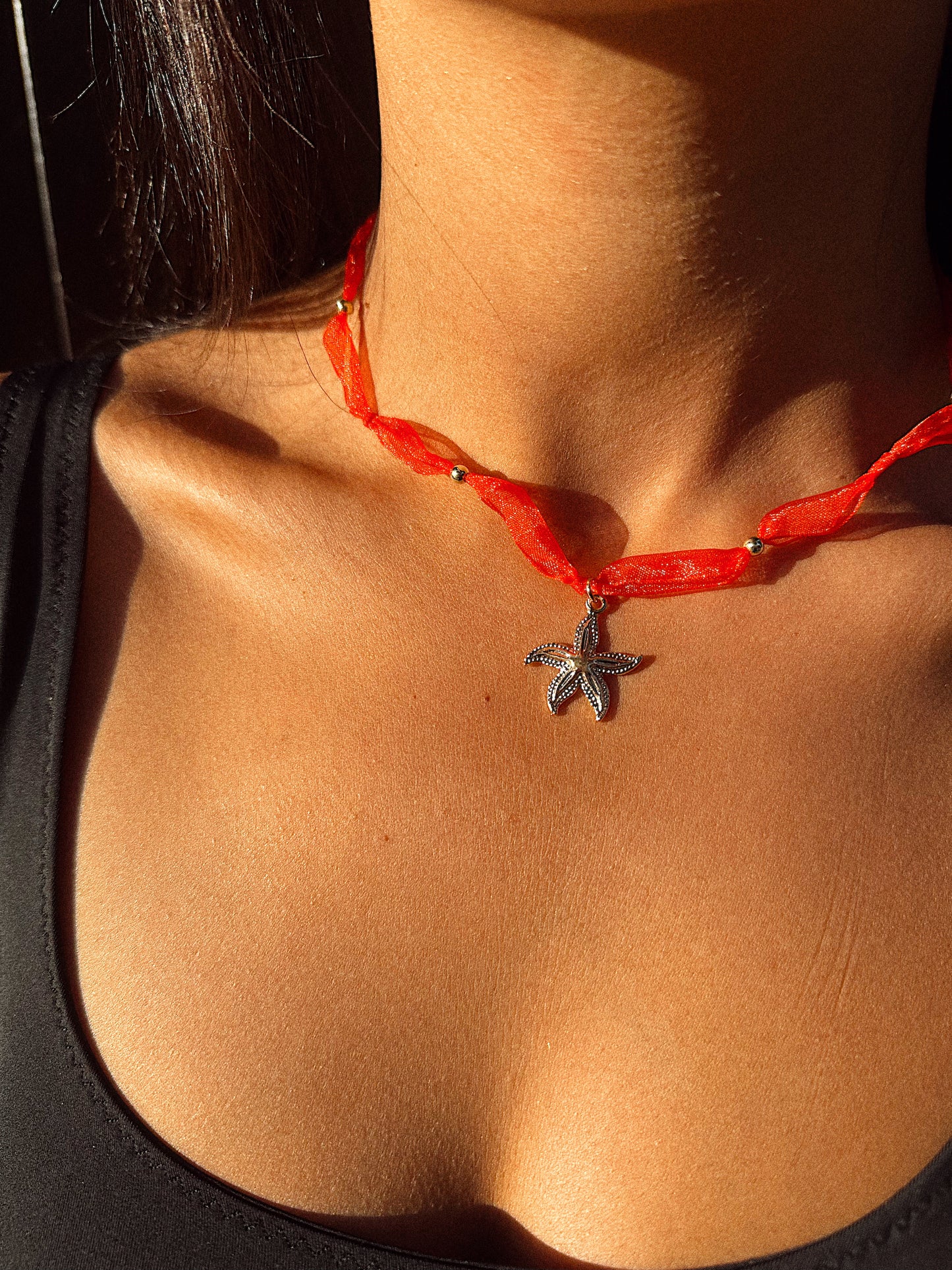COLLIER EN TULLE -BALI