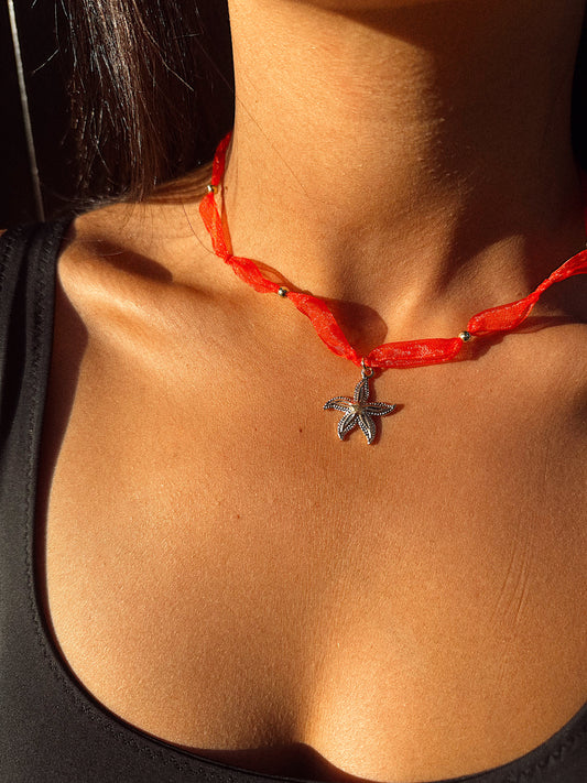 COLLIER EN TULLE -BALI